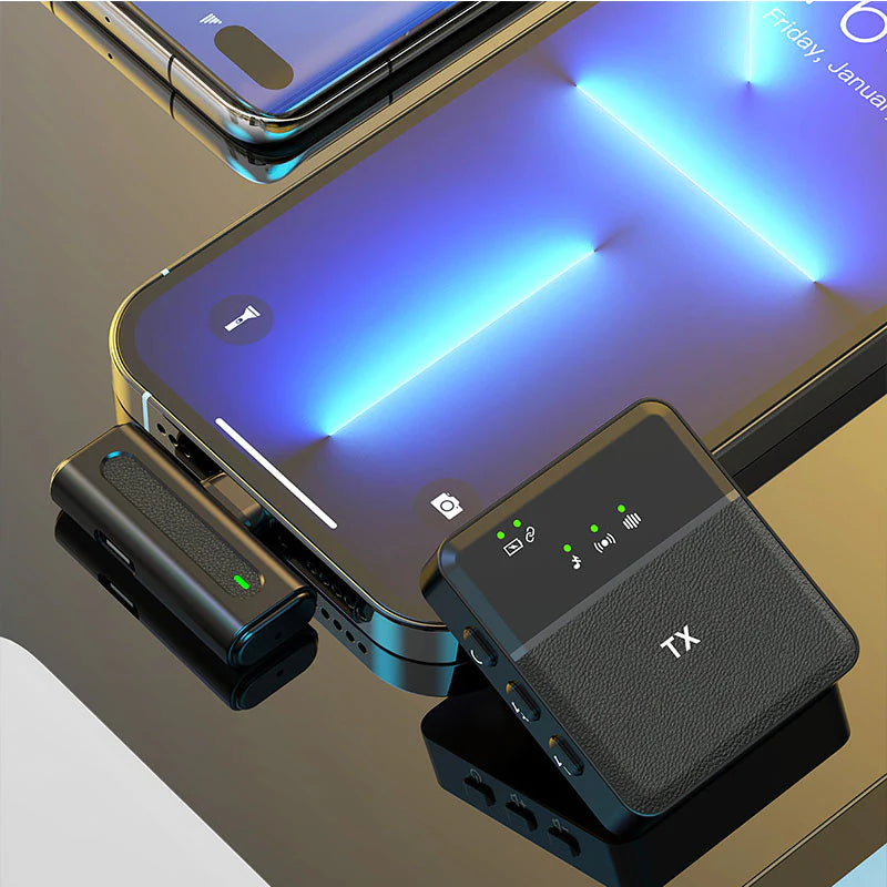 SX8 Type-C Single Lavalier Wireless Microphone for Interview and Vlog
