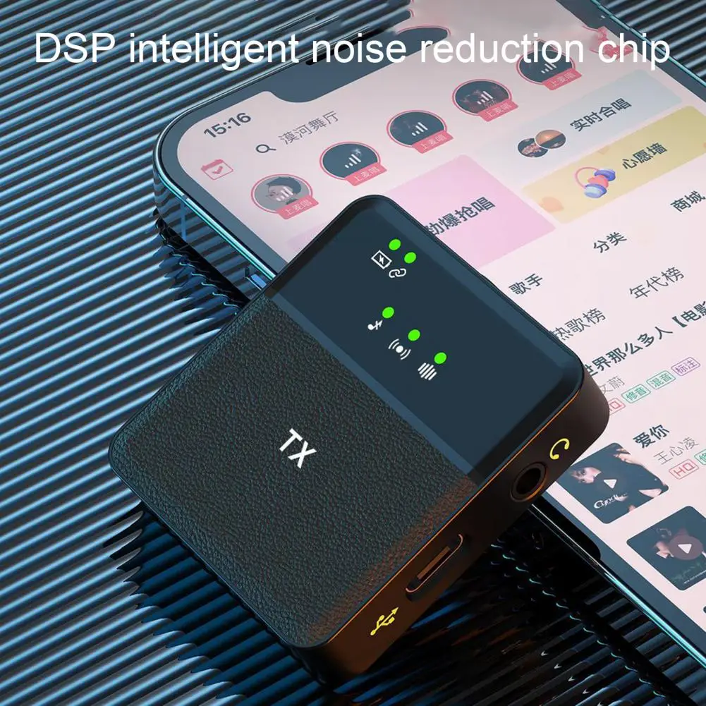 SX8 Type-C Single Lavalier Wireless Microphone for Interview and Vlog