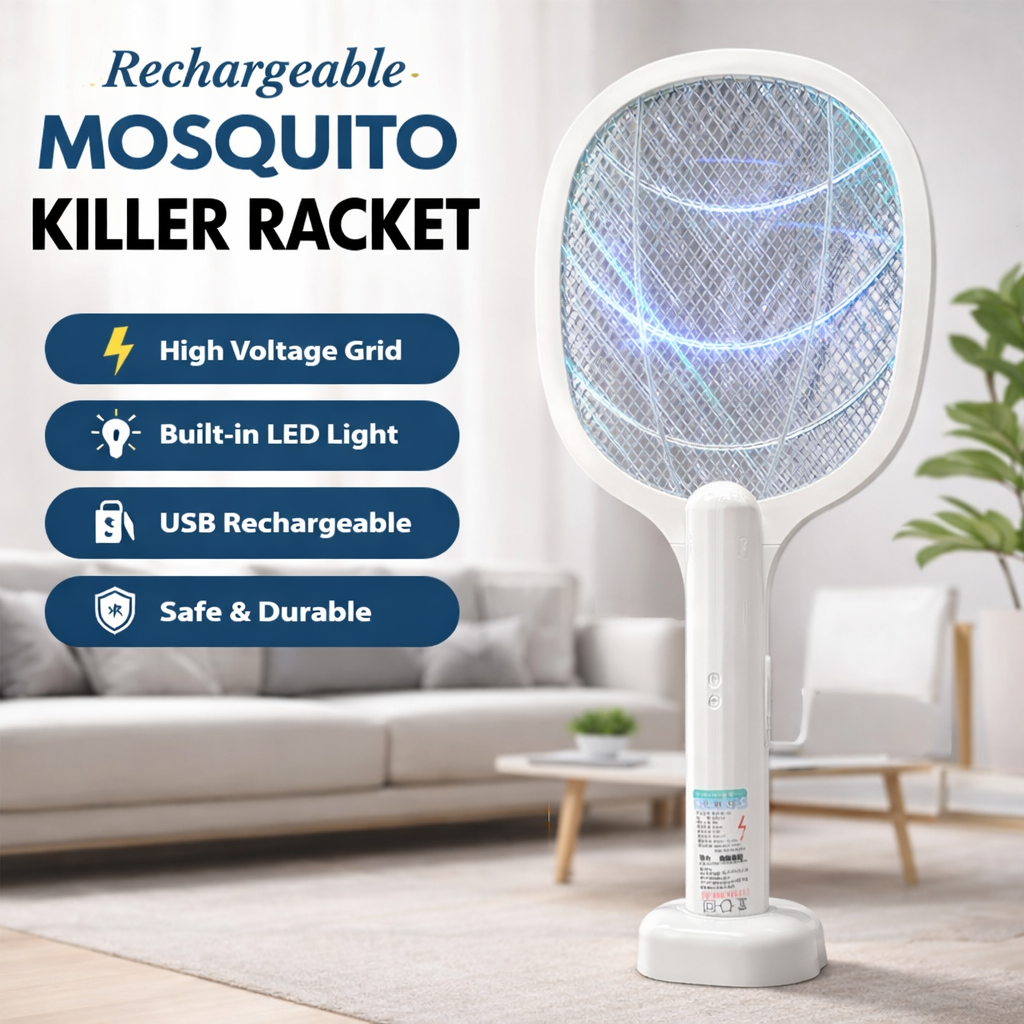 Rechargeable Mosquito Racket