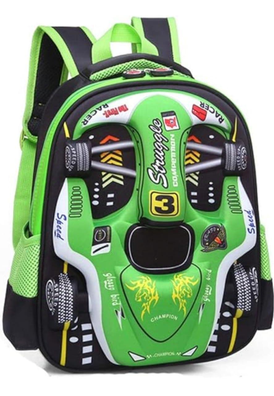 Kids Racing Car Nylon Backpack | Lightweight