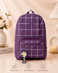 Premium Grid Design Backpack